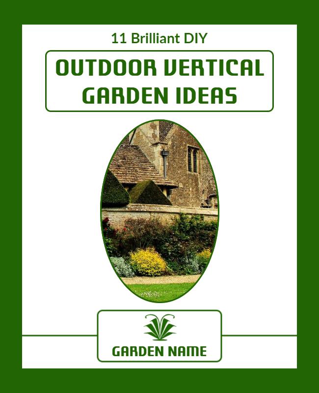 Outdoor Vertical Gardening Tips Flyer Template