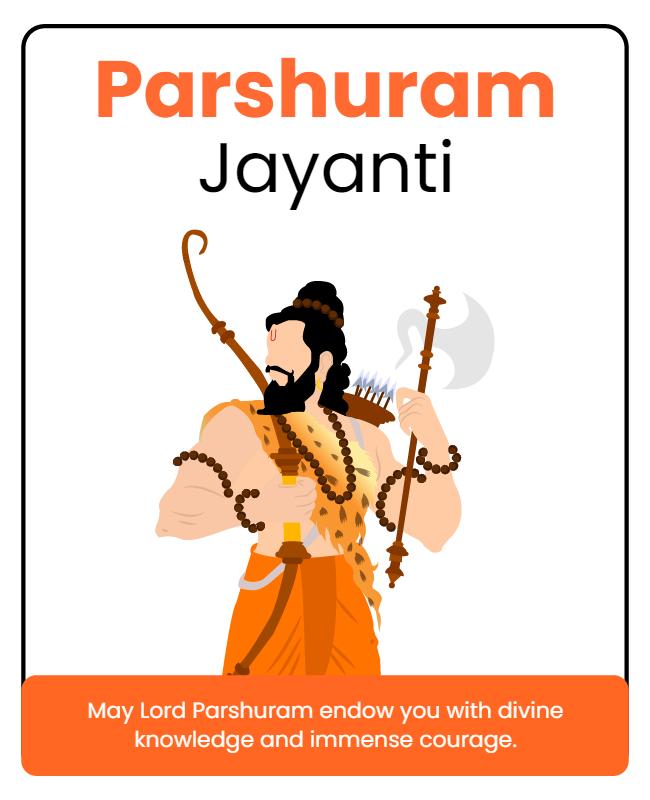 Parshuram Jayanti Celebration Event Flyer Template