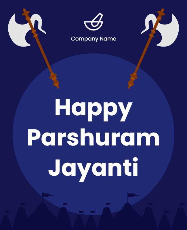 Parshuram Jayanti Celebration Event Flyer Template