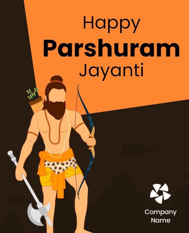 Parshuram Jayanti Celebration Flyer Template