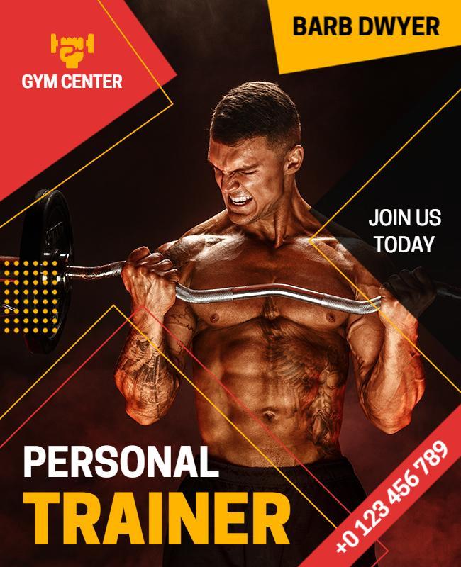 Personal Trainer Flyer Template