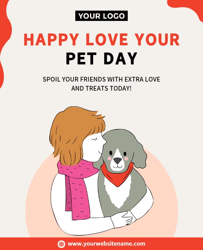 Pet Appreciation Event Promotional Flyer Template