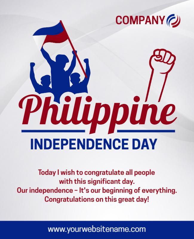 Philippine Independence Day Celebration Flyer Template