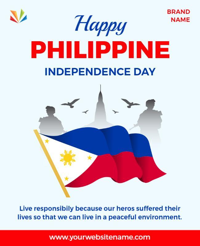 Philippine Independence Day Celebration Flyer Template