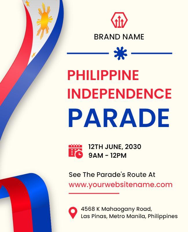 Philippine Independence Day Parade Flyer Template