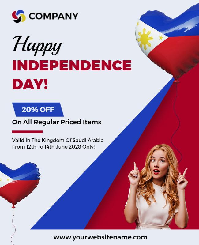 Philippines Independence Day Celebration Flyer Template