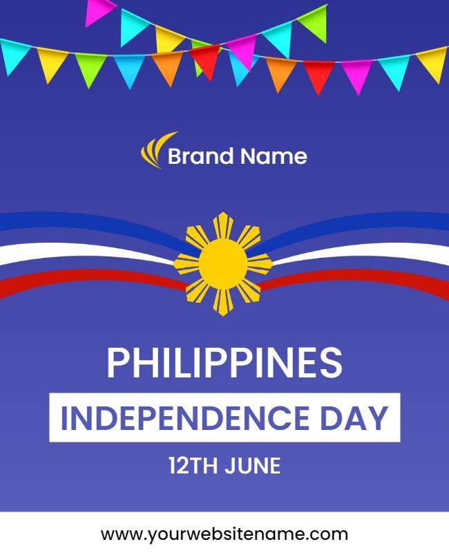 Philippines Independence Day Celebration Flyer Template