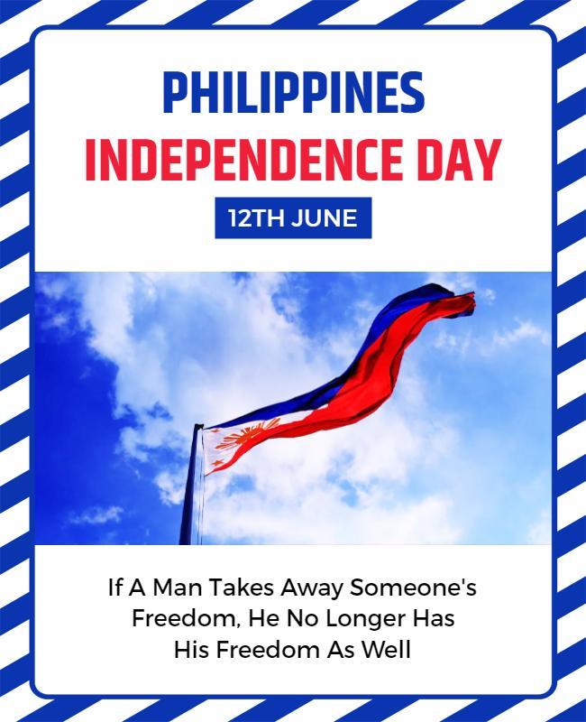 Philippines Independence Day Celebration Flyer Template