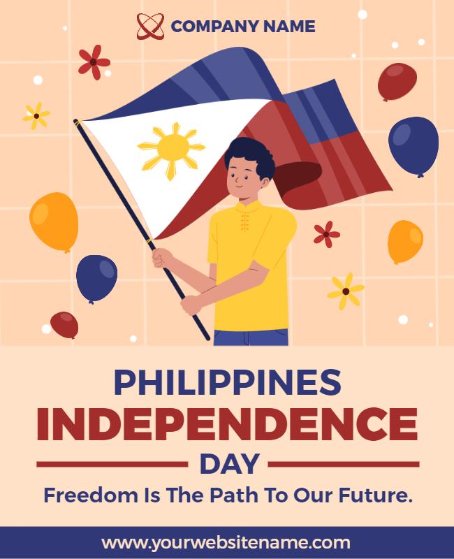 Philippines Independence Day Celebration Flyer Template