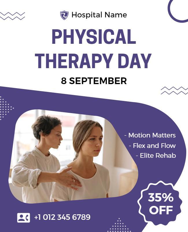 Physical Therapy Day Event Flyer Template