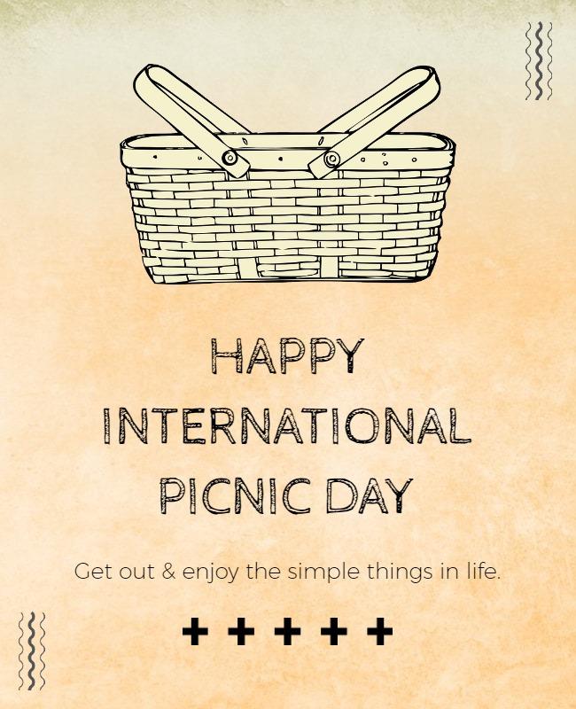 Picnic Poster Template