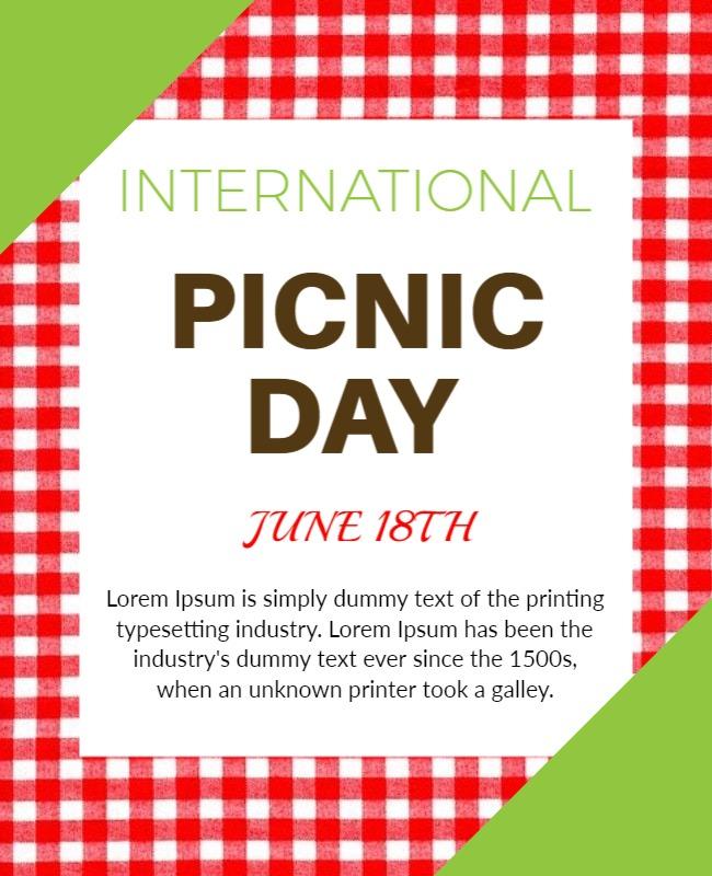 Picnic Poster Template