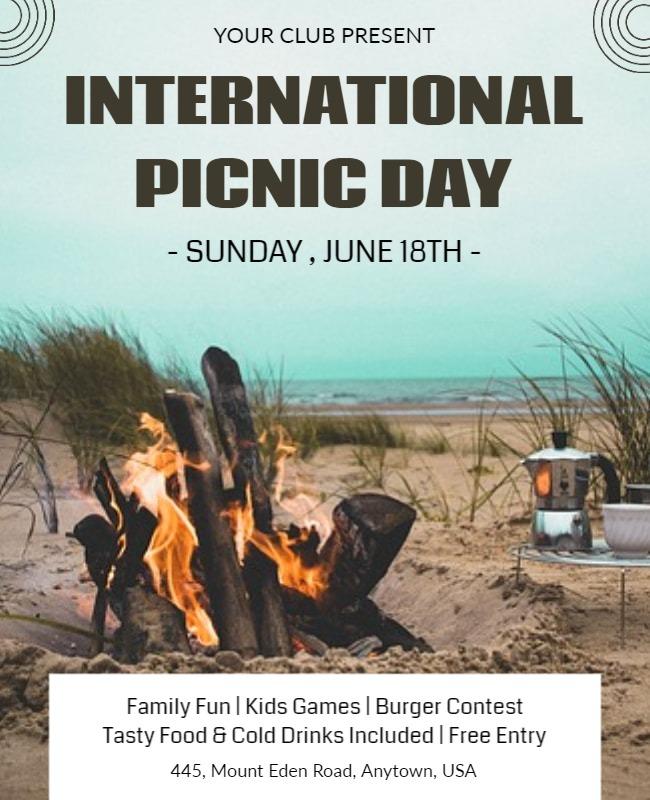 Picnic Poster Template