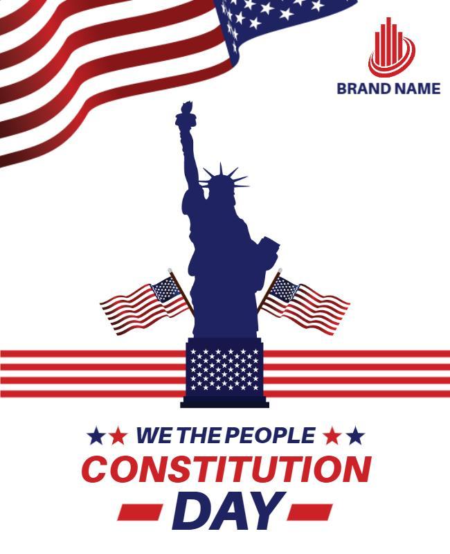 Poster Constitution Day Template