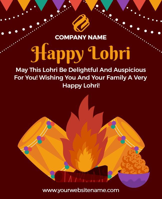 Poster for Lohri Template