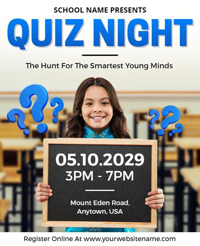 Quiz Night Flyer Template