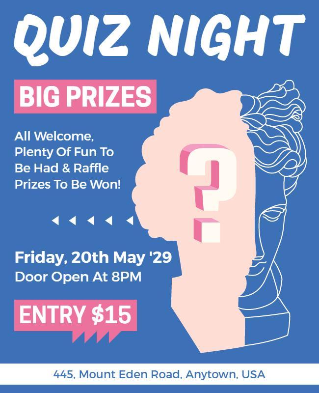 Quiz Night Flyer Template