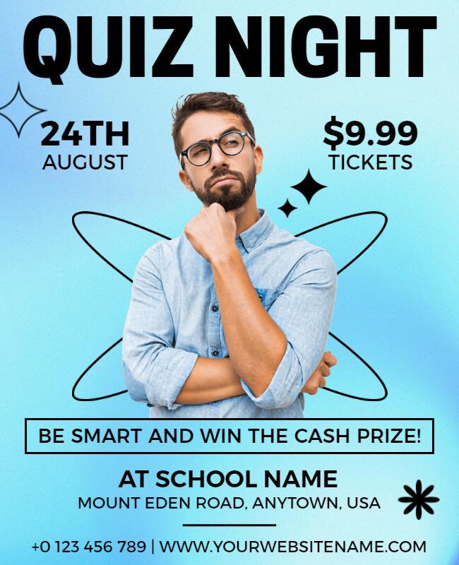 Quiz Night Flyer Template