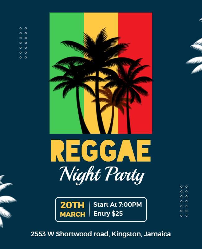 Reggae Night Party Event Flyer Template