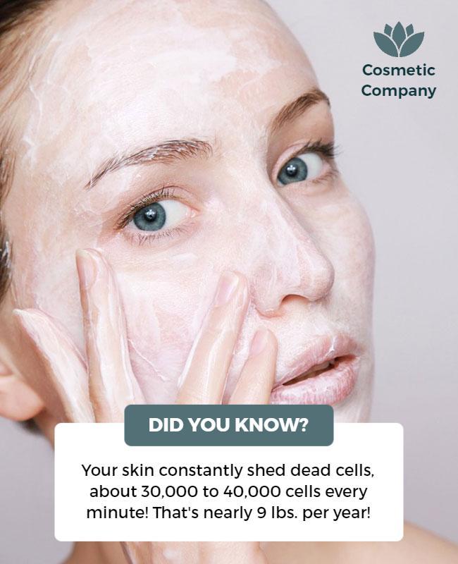 Skincare Awareness Campaign Flyer Template