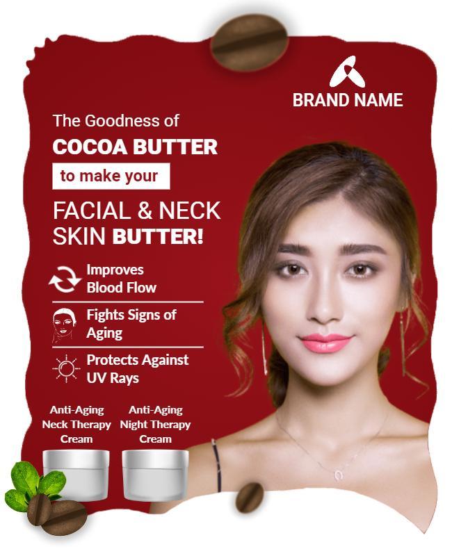 Skincare Products Promotion Flyer Template