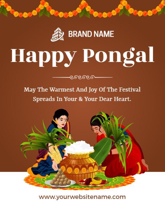 Special Pongal Offer Poster Template