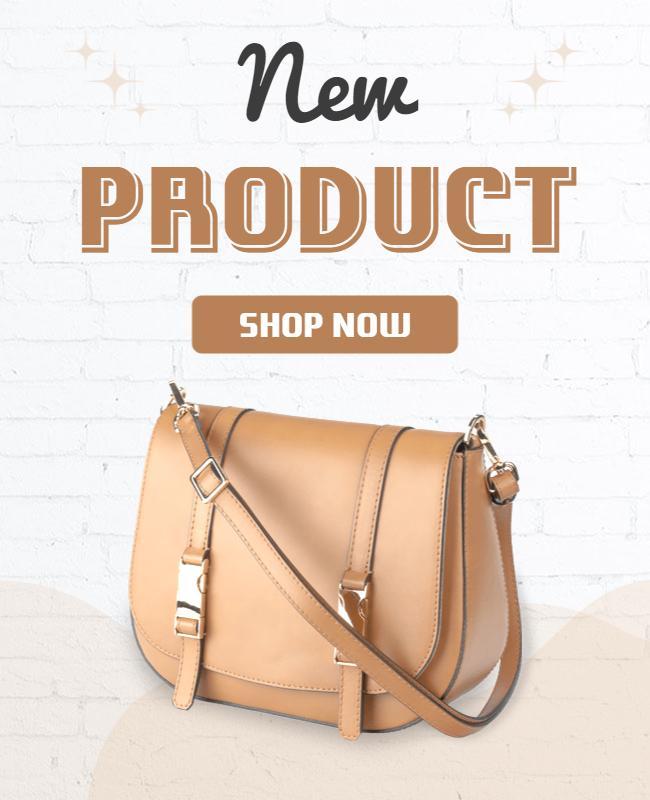 Trendy Handbag Promotional Flyer Template