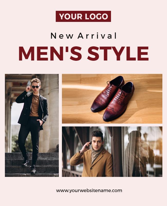 Trendy Mens Fashion Collection Flyer Template