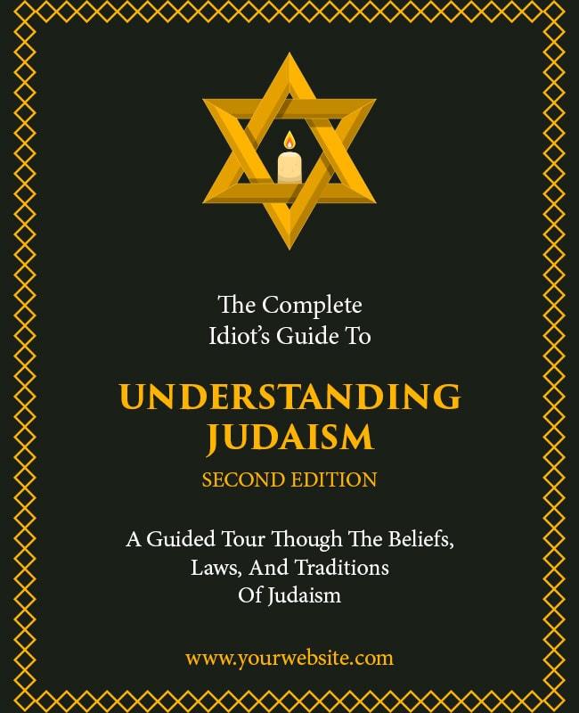 Understanding Judaism Educational Guide Flyer Template