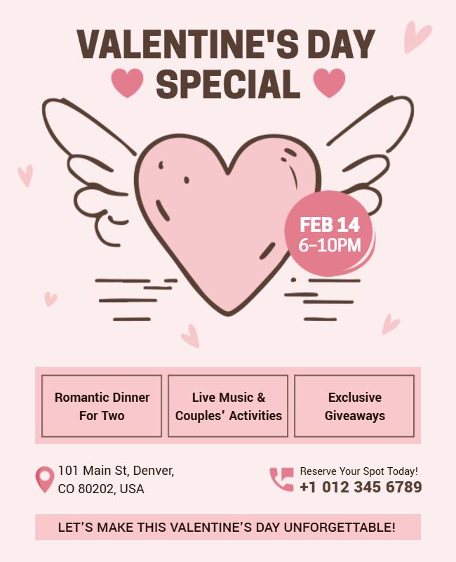 Valentines Day Flyer