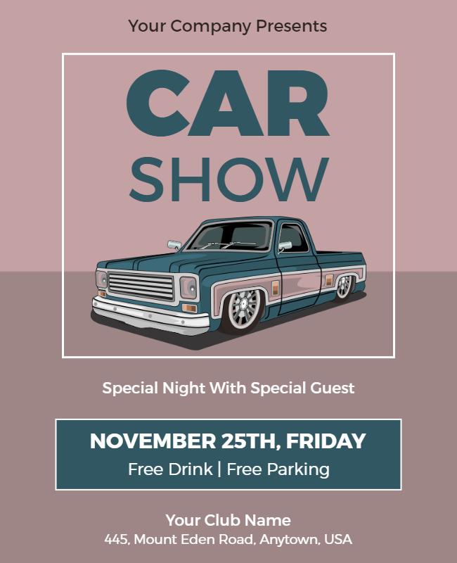 Car Show Flyer