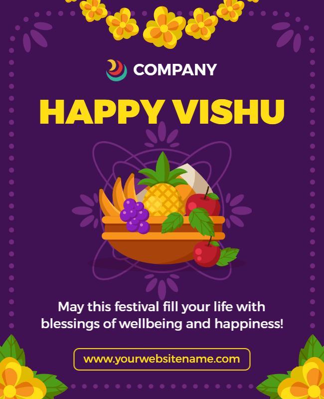 Vishu Poster for Company Template