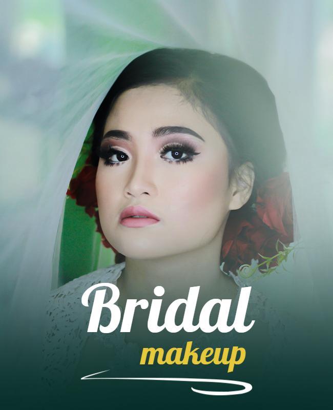 Wedding Bridal Makeup Services Flyer Template