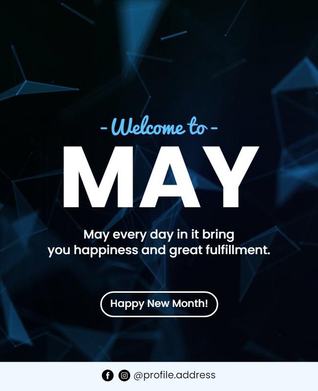 Welcome to May Greetings Flyer Template