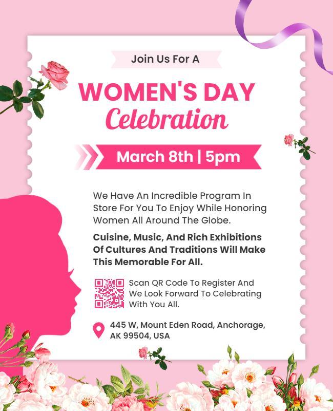 Womens Day Celebration Event Flyer Template