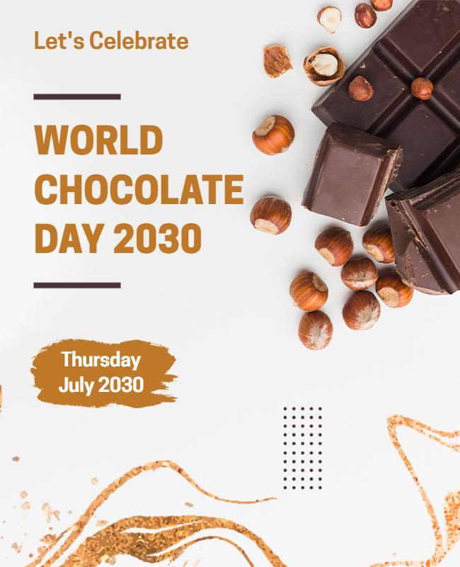 World Chocolate Day Celebration Flyer Template