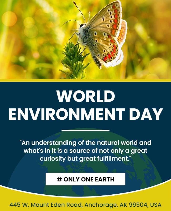 World Environment Day Celebration Flyer Template