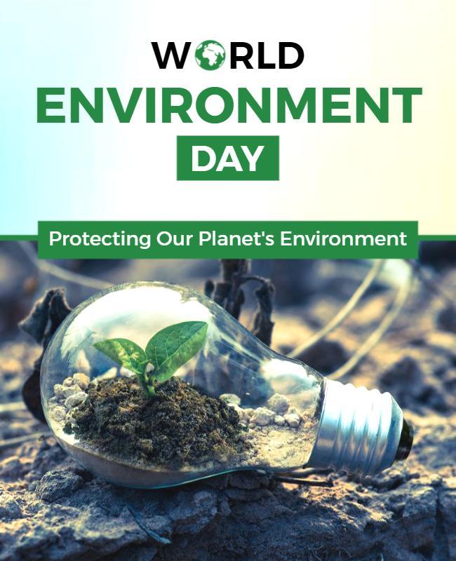 World Environment Day Celebration Flyer Template