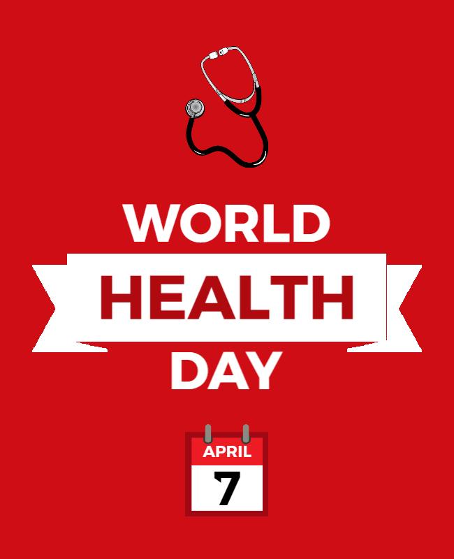 World Health Day Awareness Flyer Template