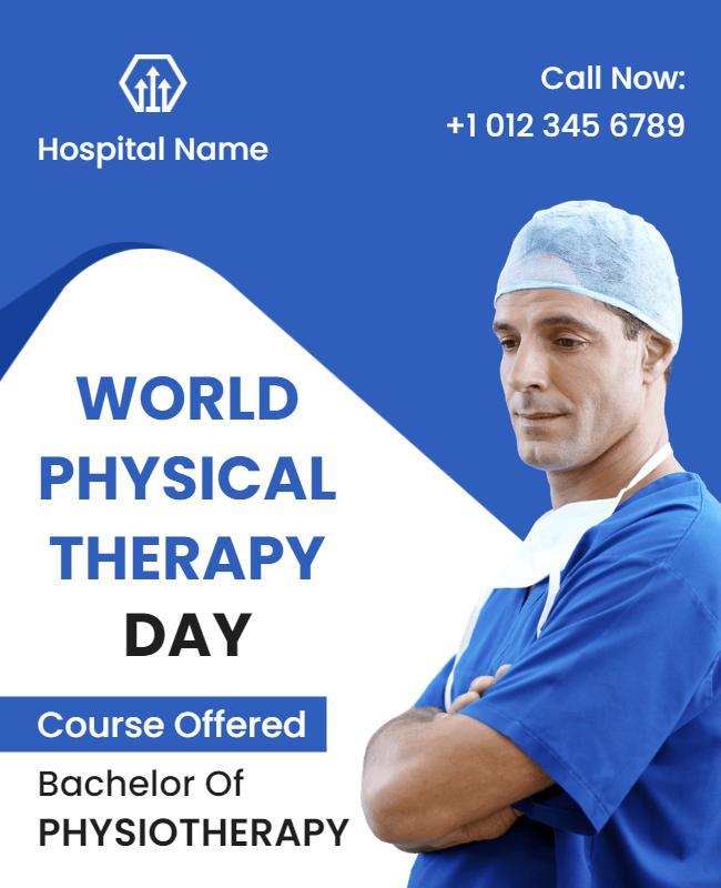 World Physical Therapy Day Event Flyer Template