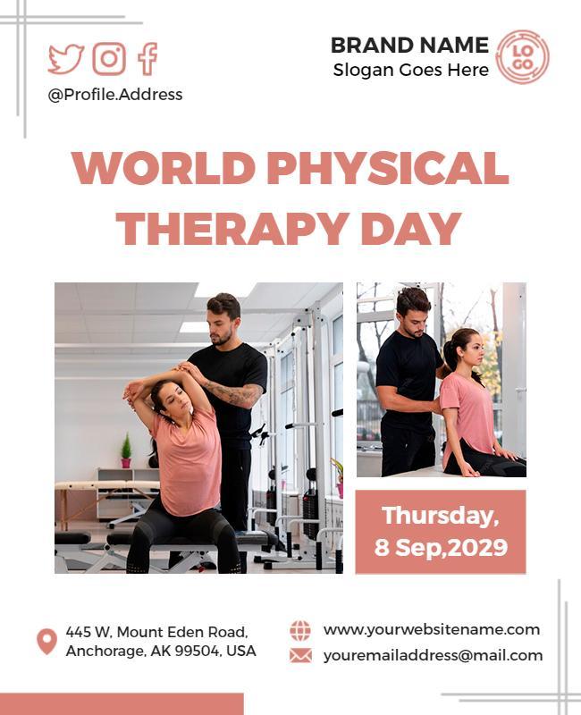 World Physical Therapy Day Event Flyer Template