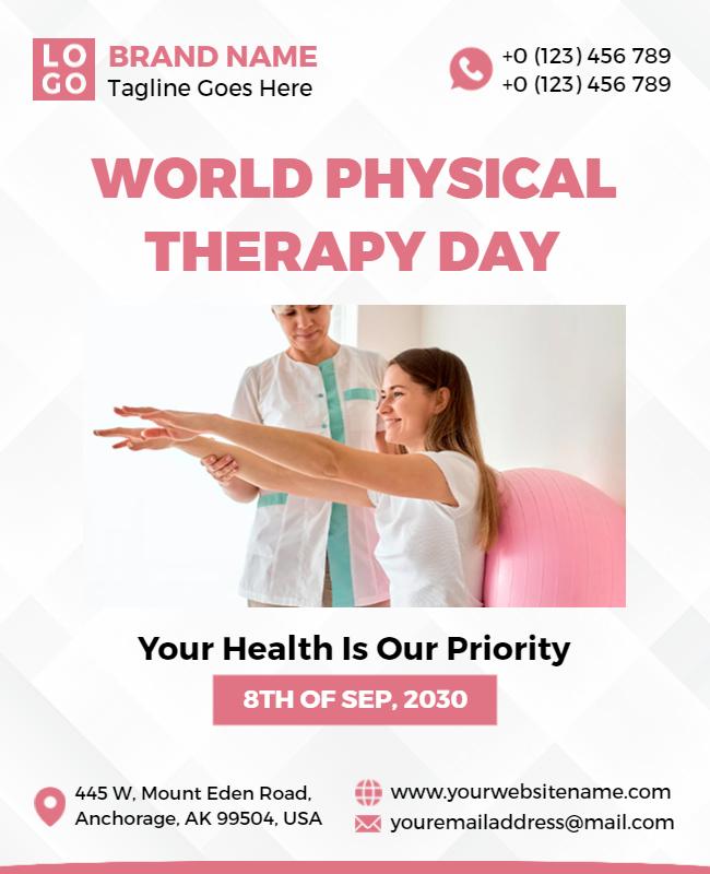 World Physical Therapy Day Event Flyer Template