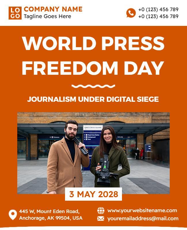 World Press Freedom Day Event Flyer Template