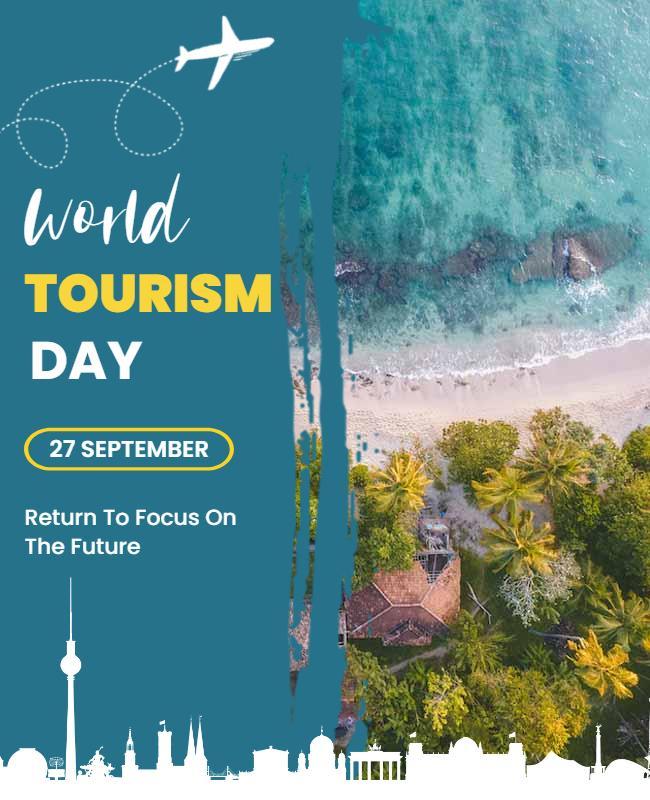 World Tourism Day Celebration Flyer Template