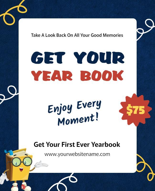 Yearbook Promotion and Memories Flyer Template