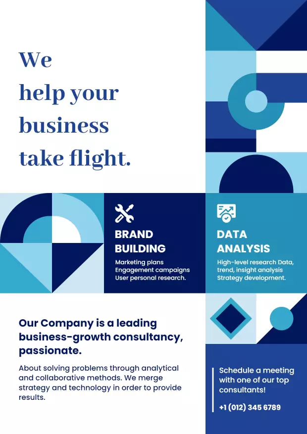 Business Consultancy Promotion Flyer Template