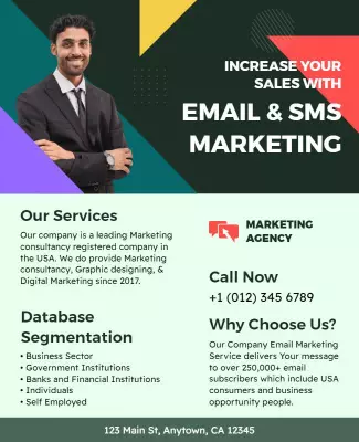 Digital Marketing Services Promotion Flyer Template