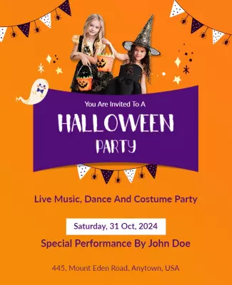 Halloween Party Flyer Template