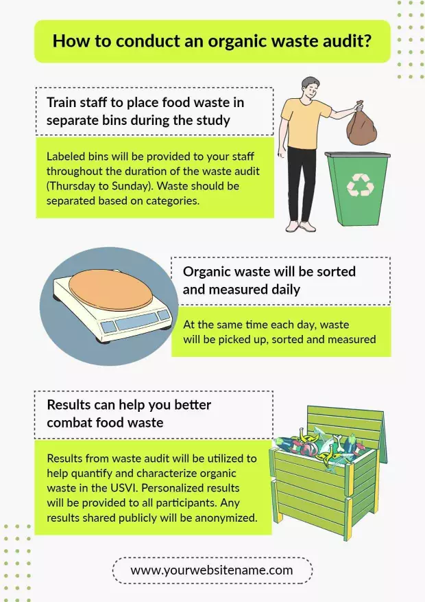 Organic Waste Audit Guide Flyer Template