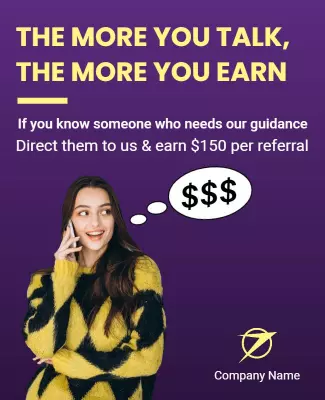 Referral Rewards Program Incentive Flyer Template